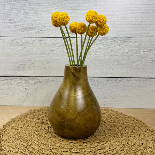Golden Faux Billy Ball Bunch | Faux - 9 stems