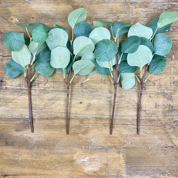 Silver Dollar Eucalyptus  - Bunch - Faux Greenery / Filler