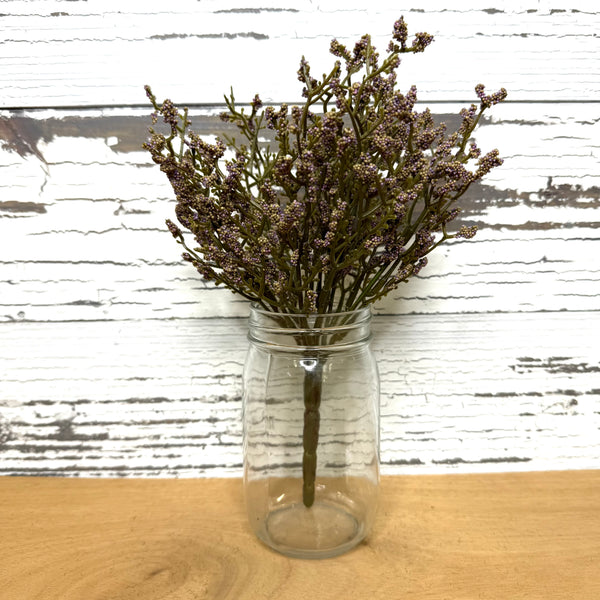 Rustic Purple Buds - Faux Greenery Stems