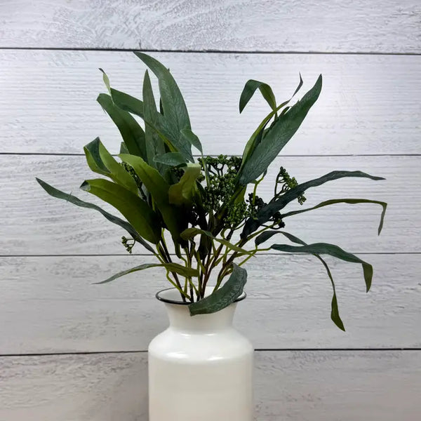 Seeded Willow Eucalyptus | Faux Greenery