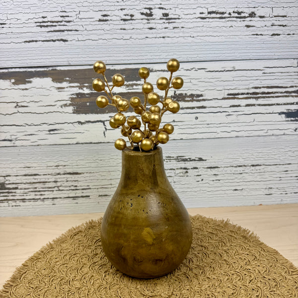 Gold Berry Pick Bundle of 3 - Faux Greenery / Filler