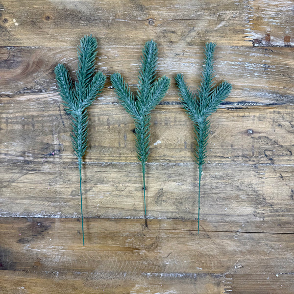 Pine Pick Bundle of 3 - Faux Greenery / Filler