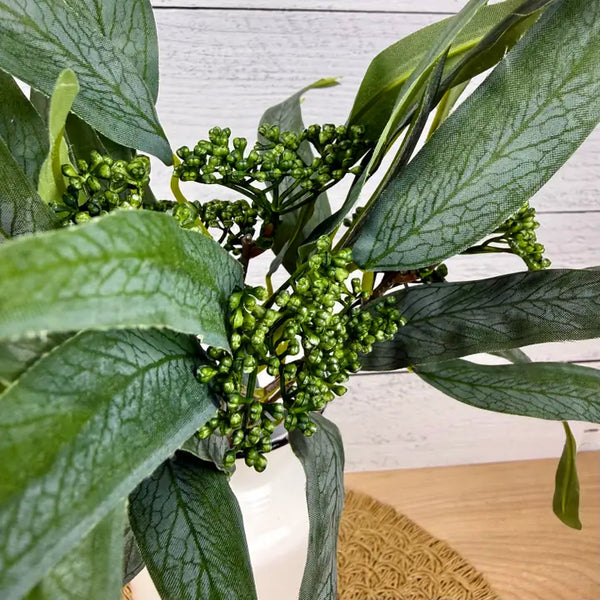 Seeded Willow Eucalyptus | Faux Greenery
