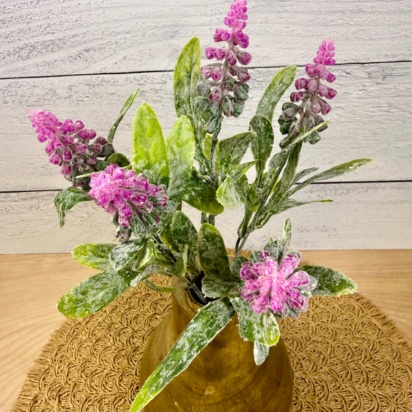 Pink Cockscomb | Faux Greenery Stem
