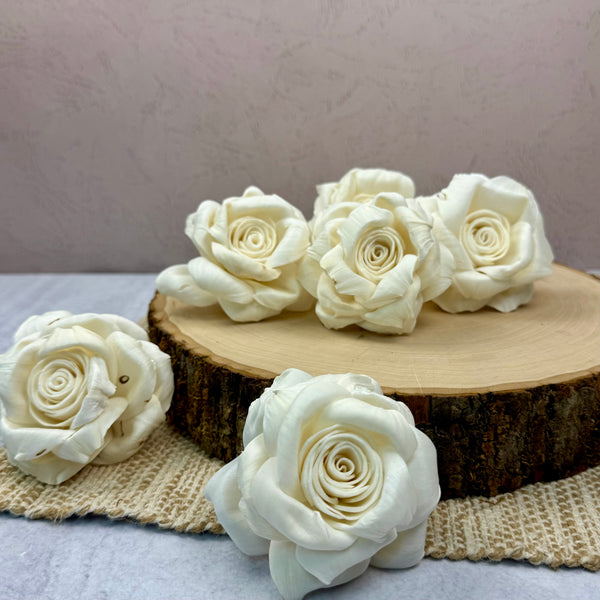 London Rose™ Flower - set of 6 - 3 inches