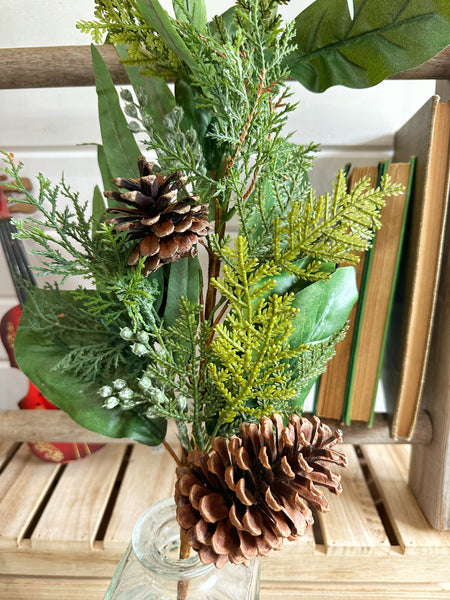 Cabin pine mix  - faux