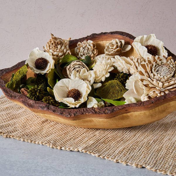 Forest Stroll - Pretty Potpourri with Wood Flowers - 3 oz (Unscented – Add Your Own Fragrance!)