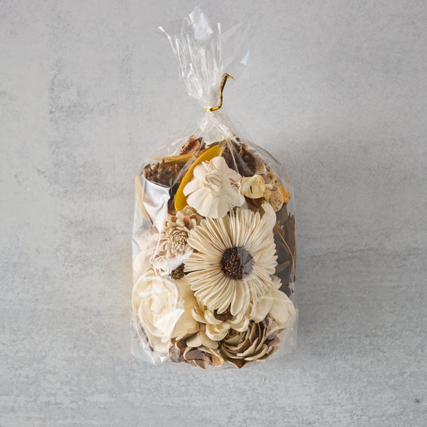 Solar Flare - Pretty Potpourri with Wood Flowers - 3 oz (Unscented – Add Your Own Fragrance!)