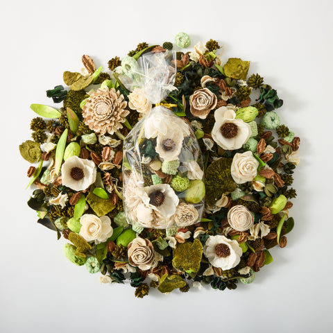 Forest Stroll - Pretty Potpourri with Wood Flowers - 3 oz (Unscented – Add Your Own Fragrance!)