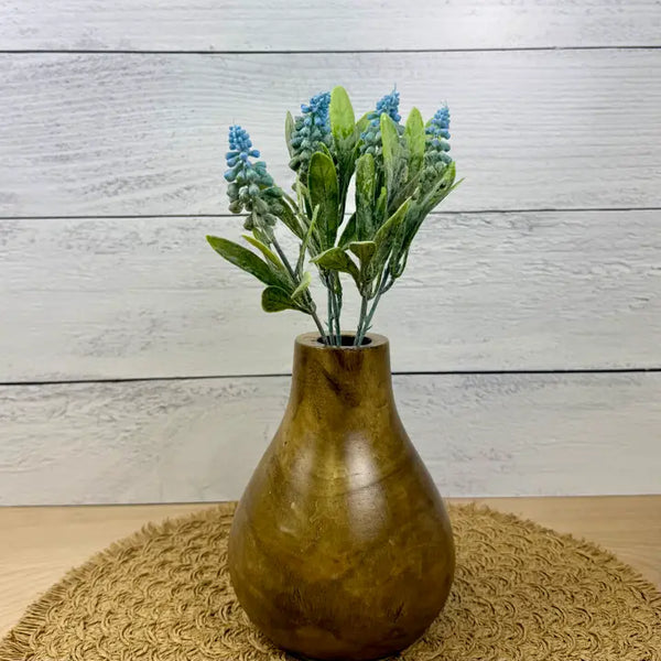 Blue Cockscomb | Faux Greenery Stem