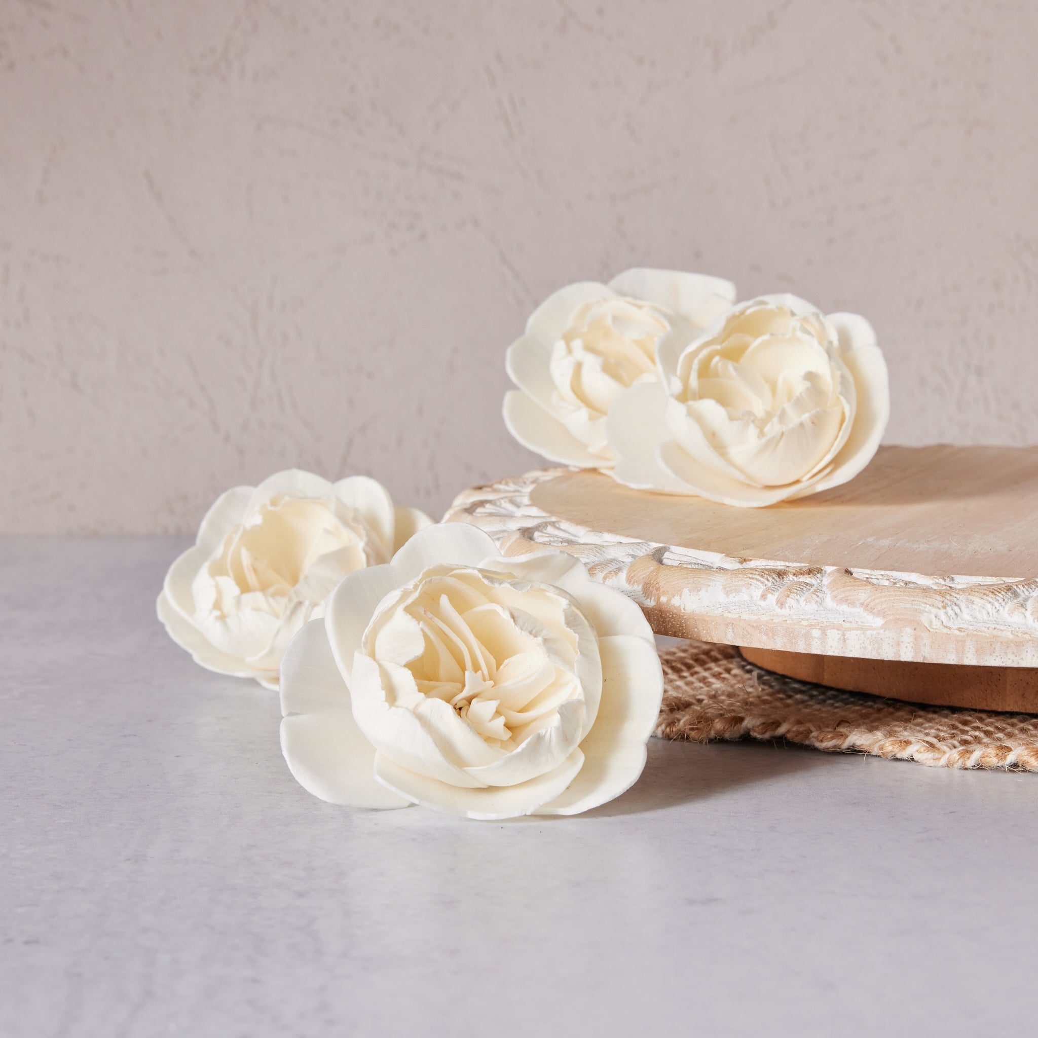 Sugar Baker Rose™ Wood Flower | Multiple sizes available