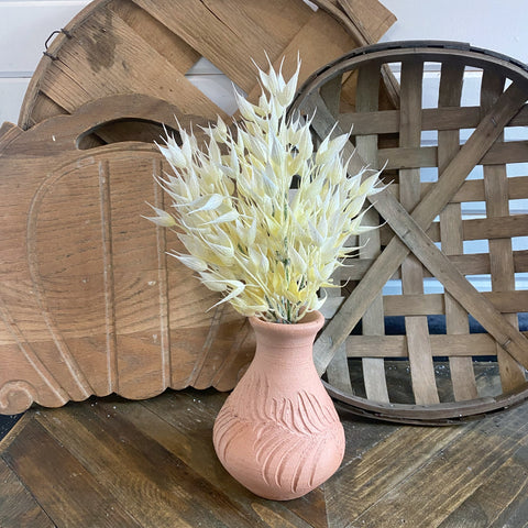 Wintery Wheat Bush- Faux
