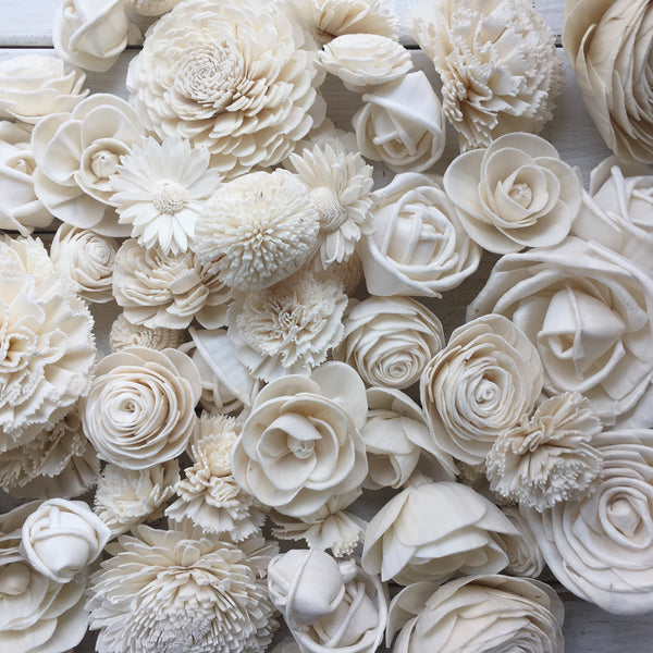 Classic Assortment- set of 50 - sola wood flowers wholesale
