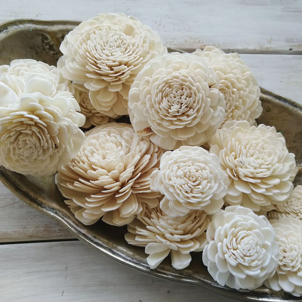 Marigold- Size Assortment- Set of 50 - sola wood flowers wholesale