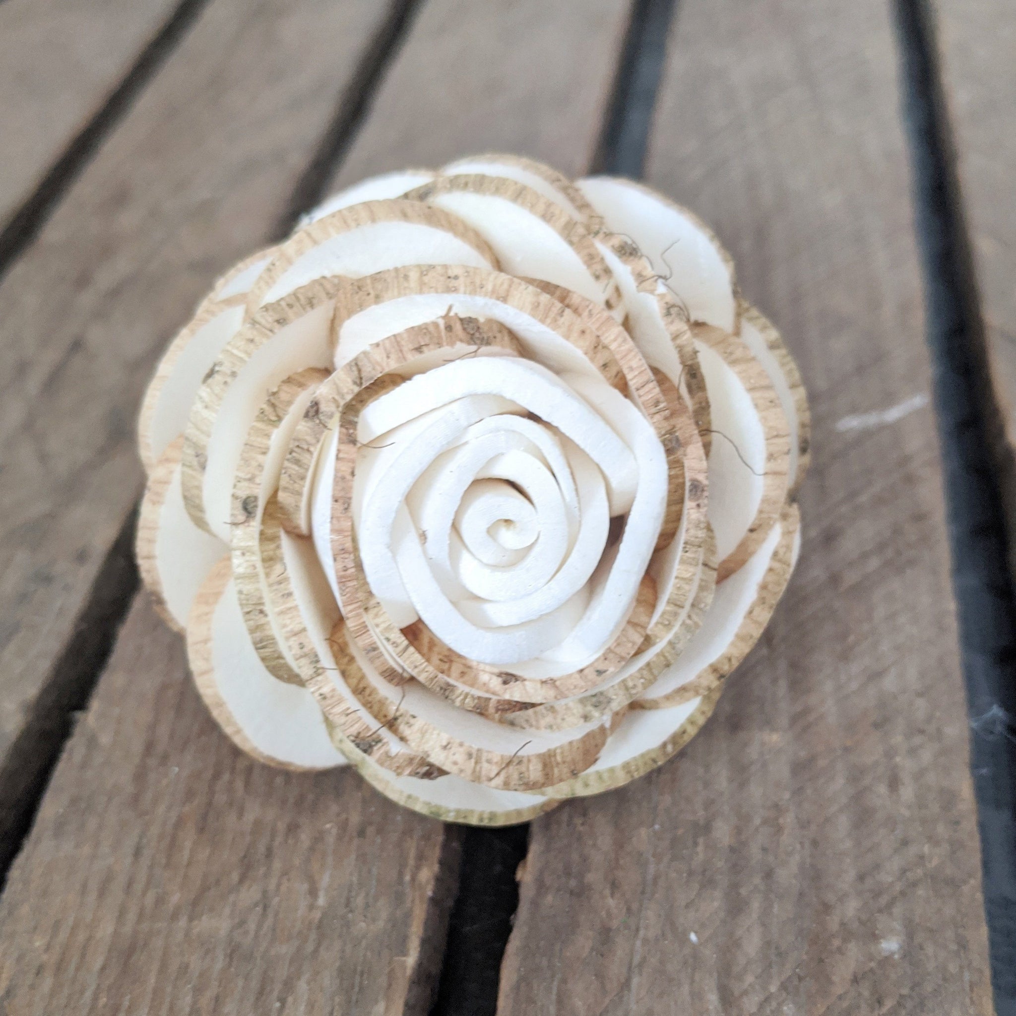 Mercury Rose- set of 12 - 2 inches - sola wood flowers wholesale