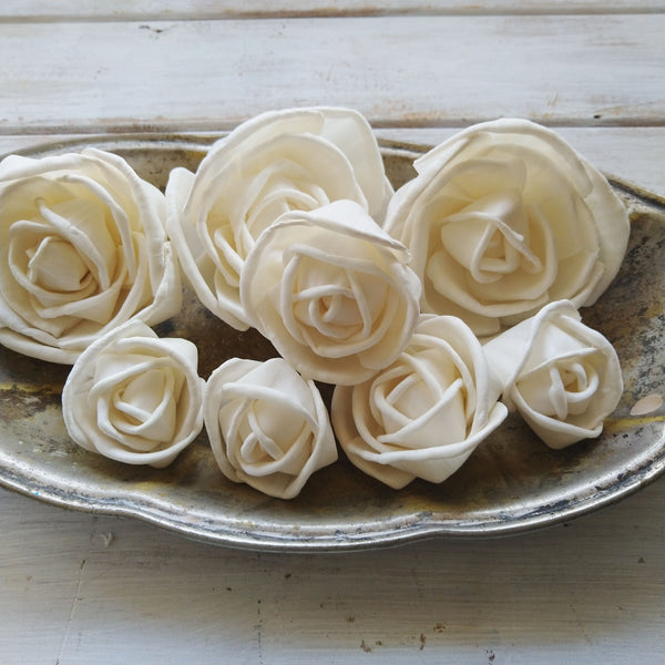 Rosa- Size Assortment- Set of 50 - sola wood flowers wholesale