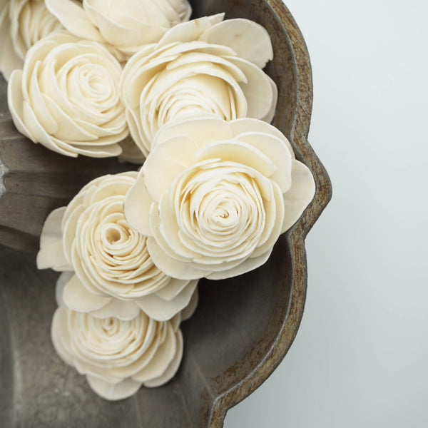 American Beauty Flower - set of 12- multiple sizes available - - sola wood flowers wholesale