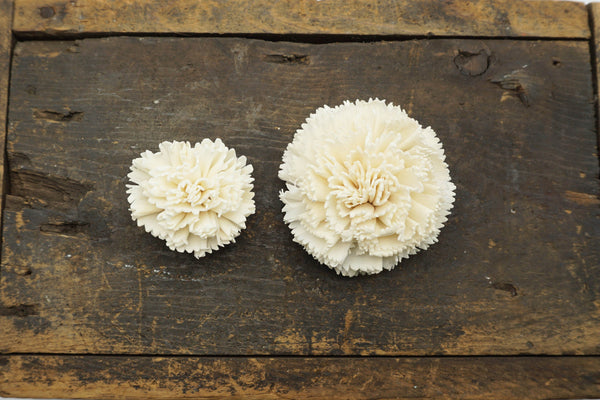 Carnation Flower - set of 12- multiple sizes available - - sola wood flowers wholesale