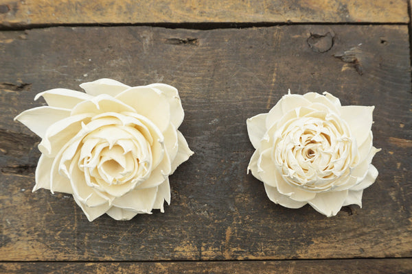 Garden Rose - set of 12- multiple sizes available - - sola wood flowers wholesale