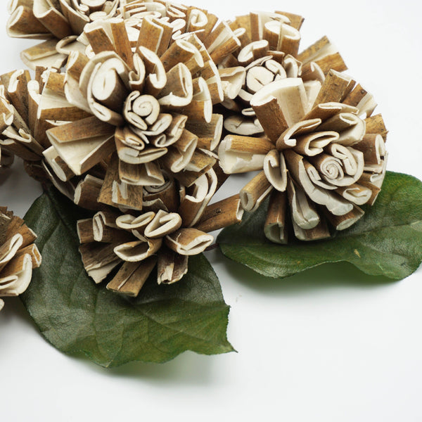 Twirl Flower - 2.5 inches- sold by the dozen - sola wood flowers wholesale